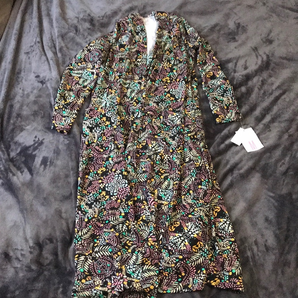 Floral print duster “Sarah Cardigan” - Picture 2 of 8